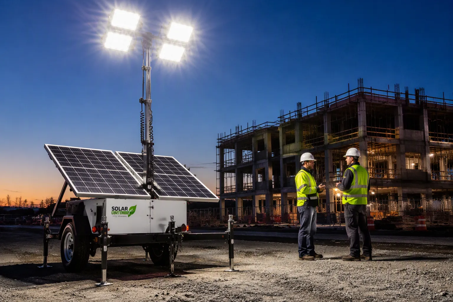 How to Pick a Solar LED Light Tower for Zero Emission Site Lighting